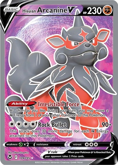 Hisuian Arcanine V #179/195