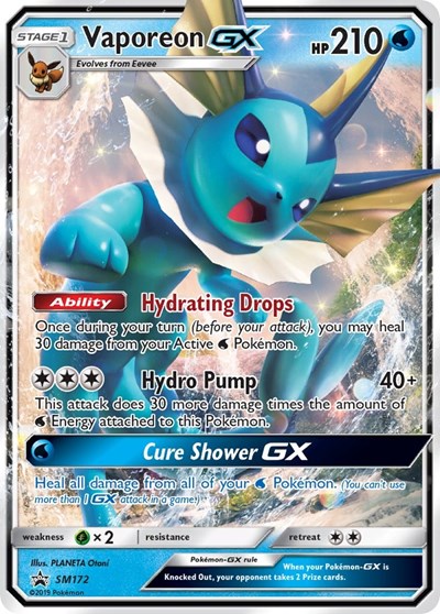 Vaporeon GX #SM172