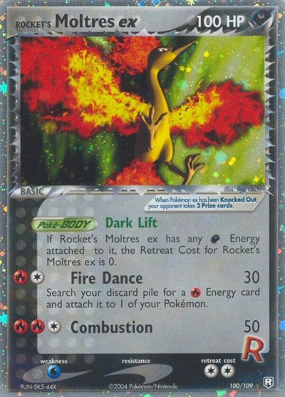Rocket's Moltres ex #100/109