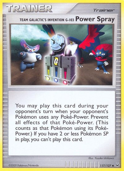 Team Galactic's Invention G-103 Power Spray #117/127