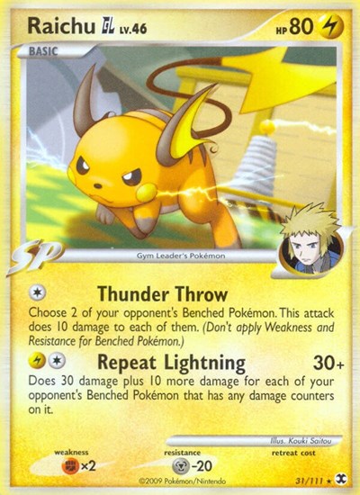Raichu GL #31/111