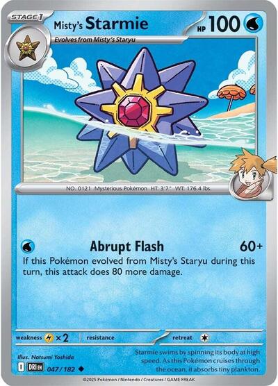 Misty's Starmie #47/182