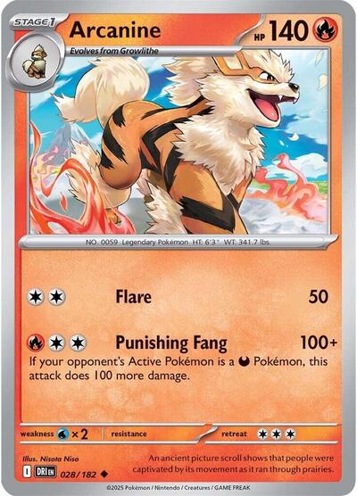 Arcanine #28/182