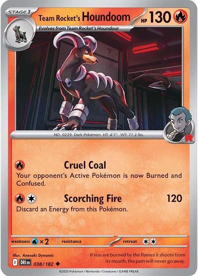 Team Rocket's Houndoom #38/182