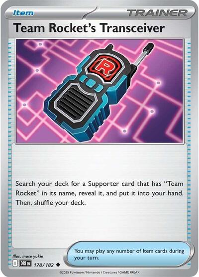 Team Rocket's Transceiver #178/182