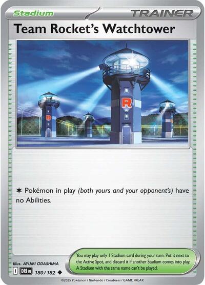 Team Rocket's Watchtower #180/182