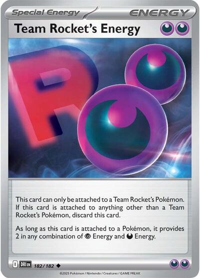 Team Rocket's Energy #182/182