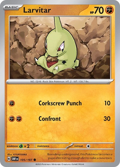 Larvitar #105/197