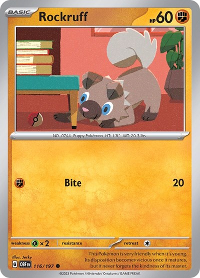 Rockruff #116/197