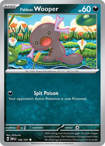 Paldean Wooper #126/197