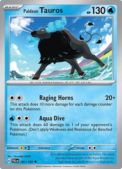 Paldean Tauros #41/193