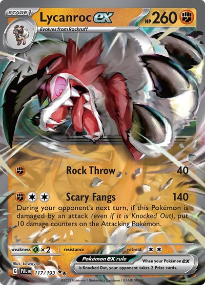 Lycanroc ex #117/193