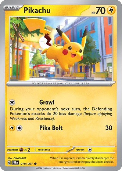 Pikachu #18/91