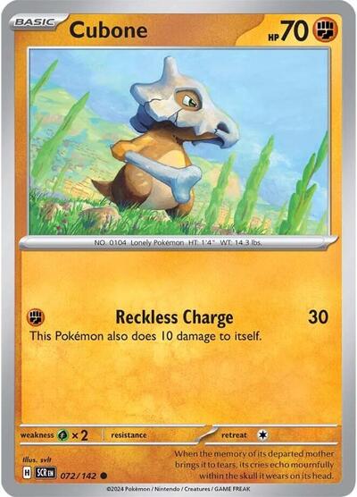 Cubone #72/142