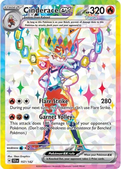 Cinderace ex #157/142