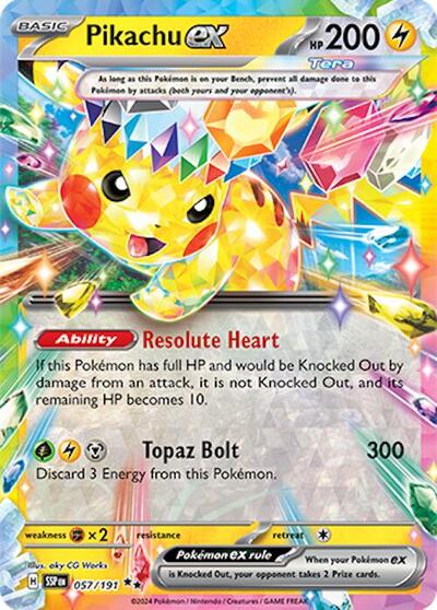 Pikachu ex #57/191