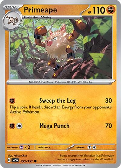 Primeape #99/191