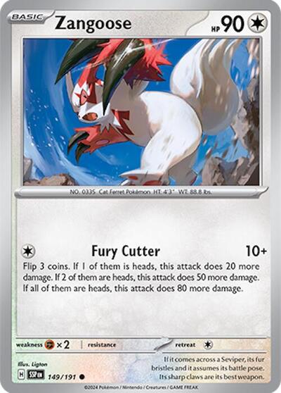 Zangoose #149/191