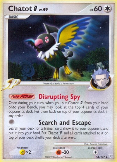Chatot G #54/147