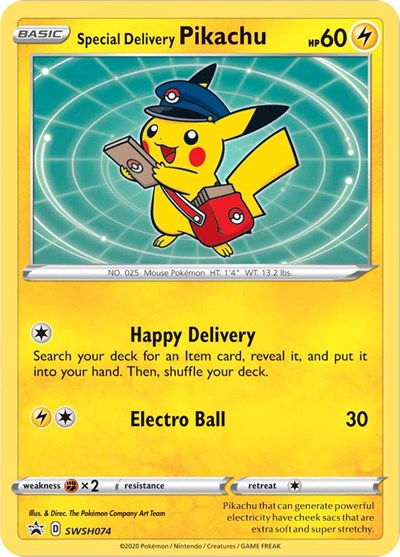 Special Delivery Pikachu #SWSH074