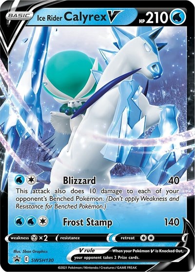 Ice Rider Calyrex V #SWSH130