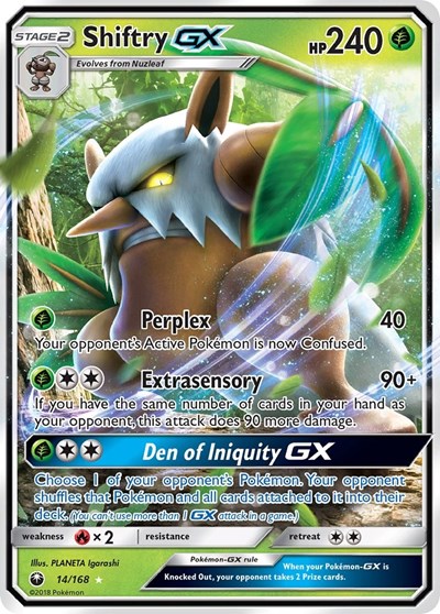 Shiftry GX #14/168