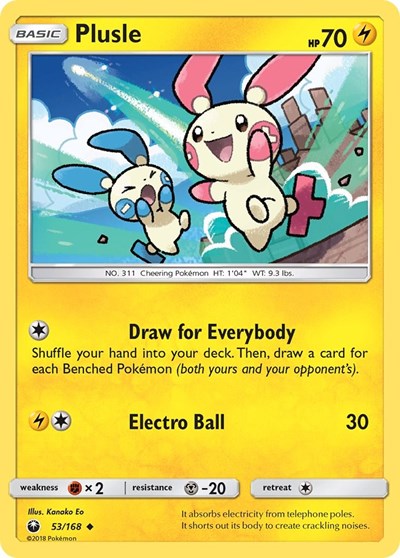 Plusle #53/168