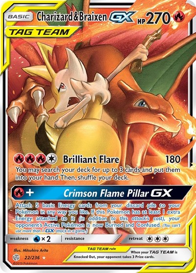 Charizard & Braixen GX #22/236