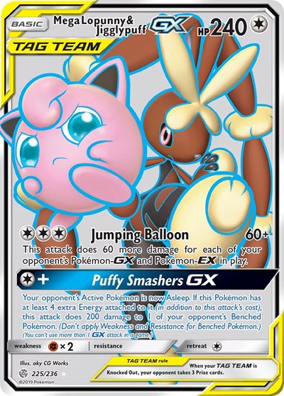 Mega Lopunny & Jigglypuff GX #225/236