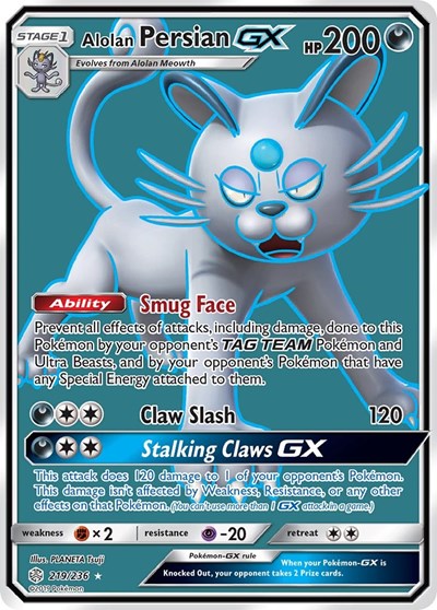 Alolan Persian GX #219/236