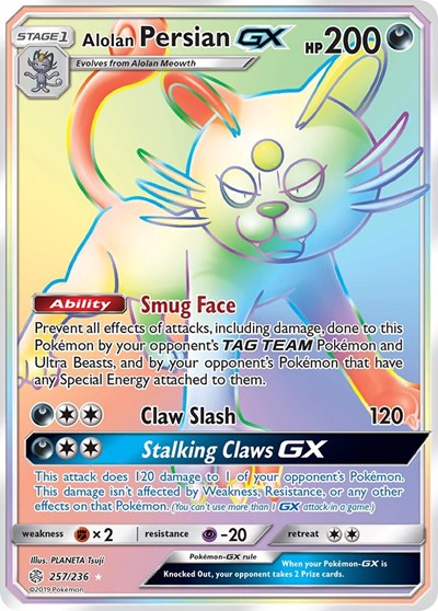 Alolan Persian GX #257/236