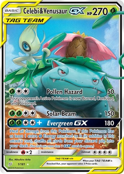Celebi & Venusaur GX #1/181