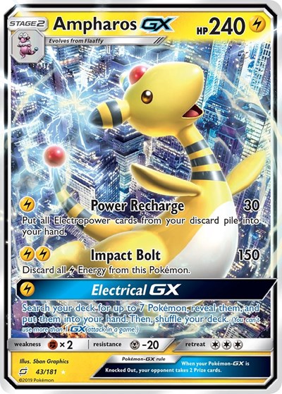 Ampharos GX #43/181