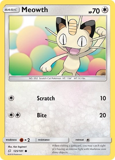 Meowth #125/181
