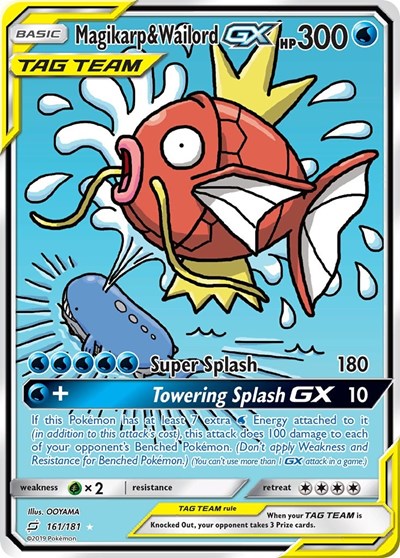 Magikarp & Wailord GX #161/181