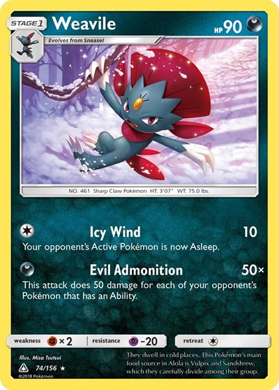 Weavile #74/156