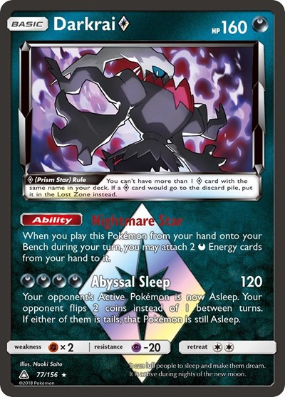 Darkrai Prism Star #77/156