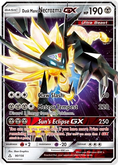 Dusk Mane Necrozma GX #90/156