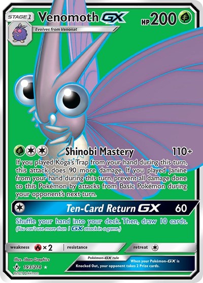 Venomoth GX #193/214