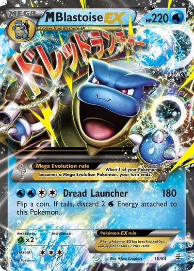 M Blastoise EX #18/83