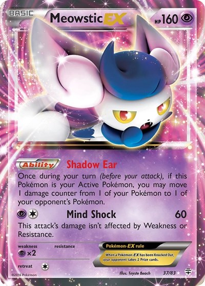 Meowstic EX #37/83