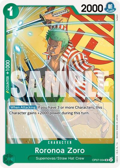 Roronoa Zoro #OP07-034