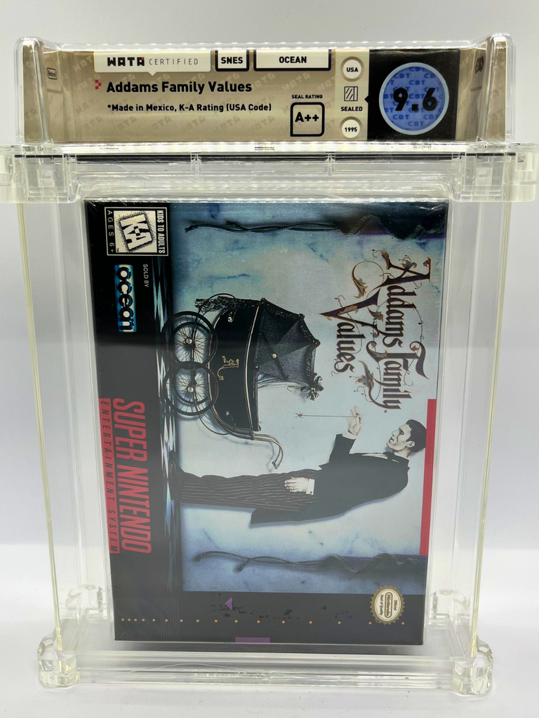 Addams Family Values - Super Nintendo Entertainment System - WATA 9.6