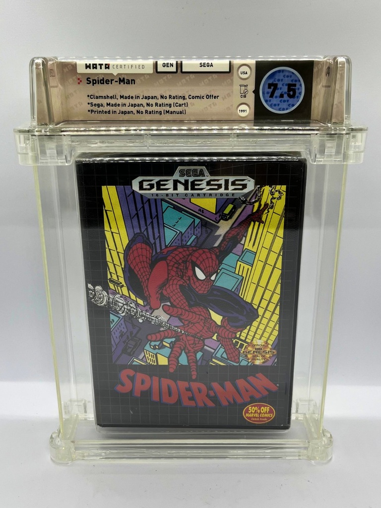 Spider-Man - Sega Genesis - WATA 7.5