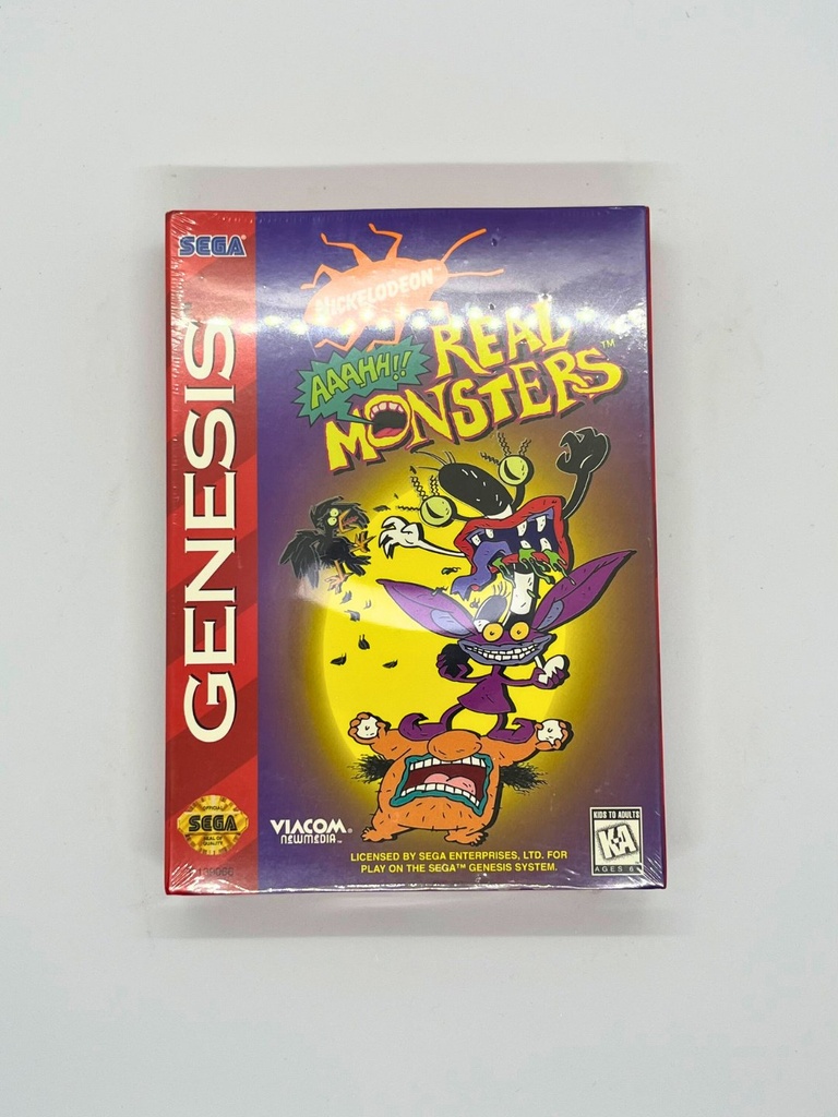 aahh!!! Real Monsters - Sega Genesis - Sealed