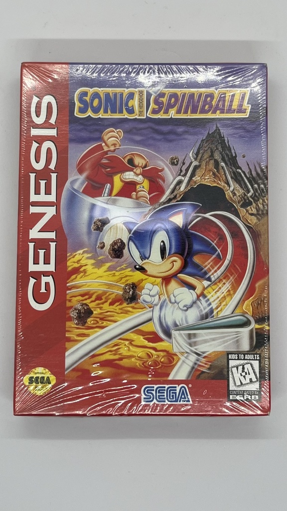 Sonic! Spinball - Sega Genesis - Sealed