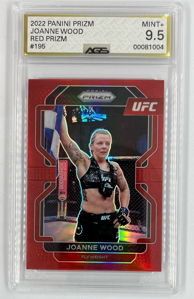 Joanne Wood - Panini Prizm Red -  #195 - AGS 9.5