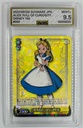 Alice Full of Curiosity - Weiss Schwarz – Disney 100 (Japanese) -  #003 - AGS 9.5