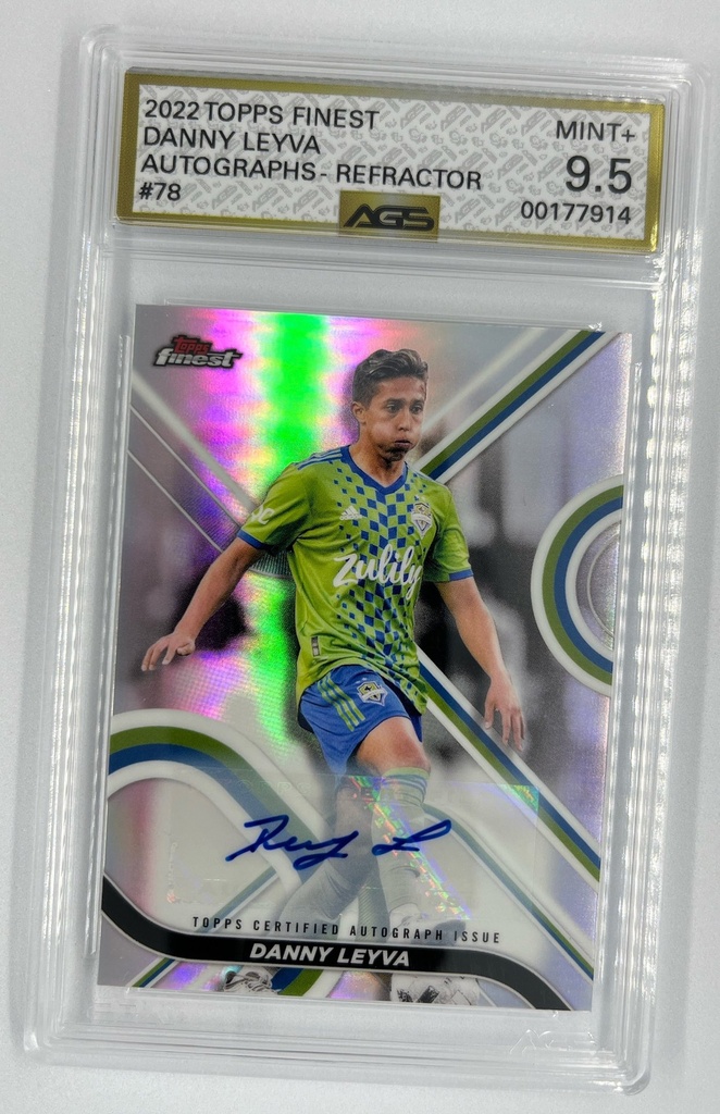 Danny Leyva – Autographs Refractor - Topps Finest -  #78 - AGS 9.5
