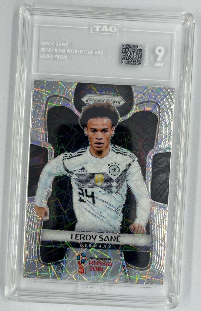 Leroy Sané – Laser Prizm - Panini Prizm FIFA World Cup Russia 2018 -  #93 - TAG 9